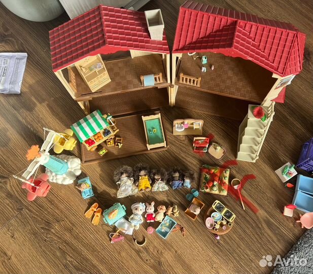 Sylvanian families большой дом со светом