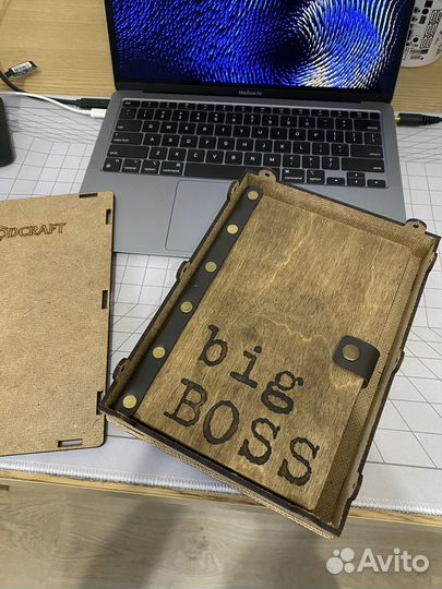 Подарочный набор ежедневник Woodcraft