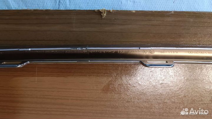 Хром на решетку радиатора шкода рапид