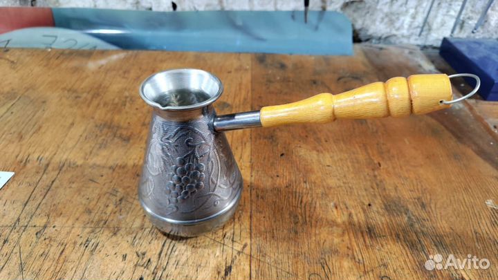 Турка для кофе медная, новая