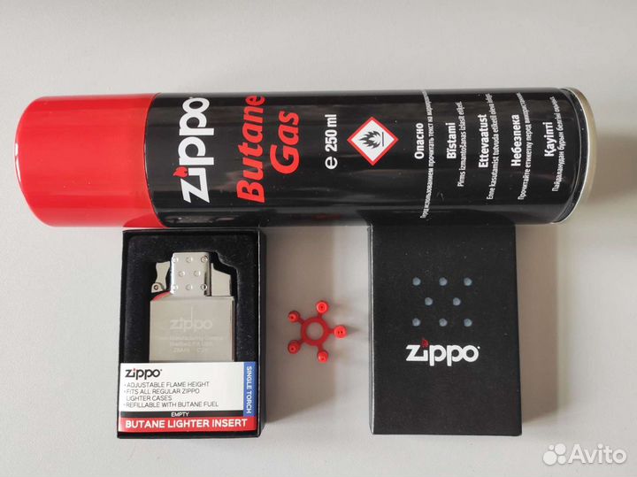 Газовый блок инсерт zippo одинарное пламя 65826