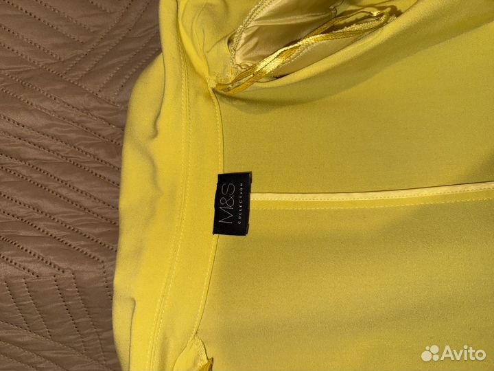 Пиджак женский желтый M&S 42