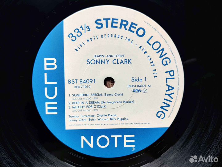 Sonny Clark Leapin' And Lopin' Japan 1983