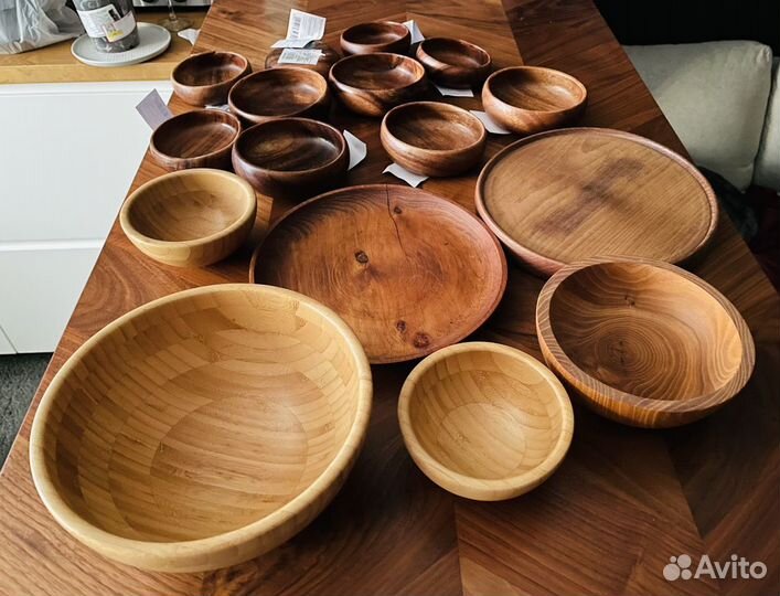 Новые деревянные тарелки IKEA (6 видов)