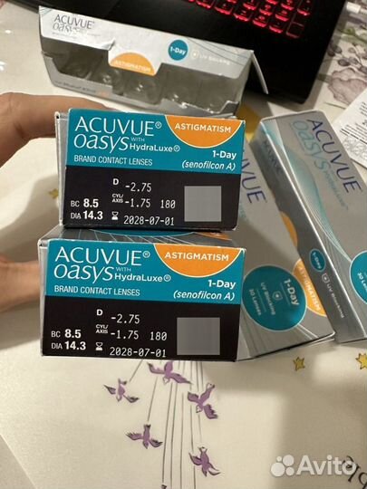 Линзы acuvue oasys astigmatism