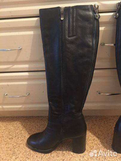 Сапоги демисезон натуральная кожа
