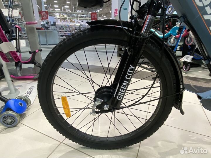 Электровелосипед E-alfa NEW blue