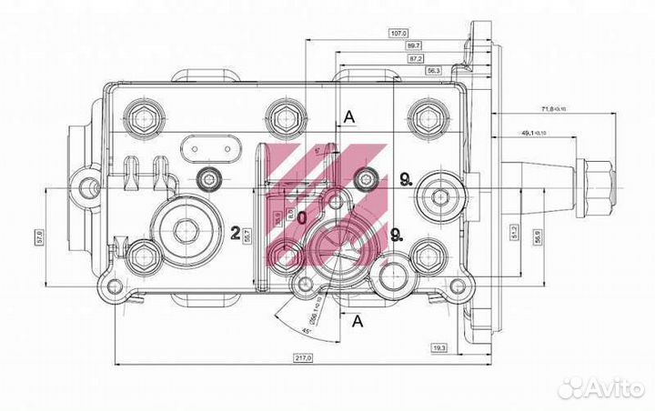 Воздушный компрессор Volvo 636 куб.см