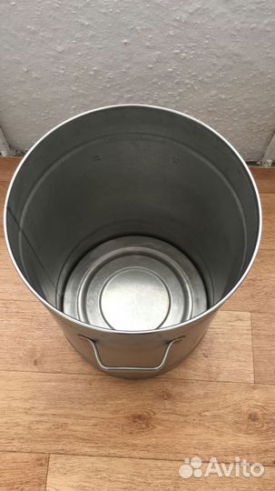 Металлическая бочка из нержавеющей стали 50 л