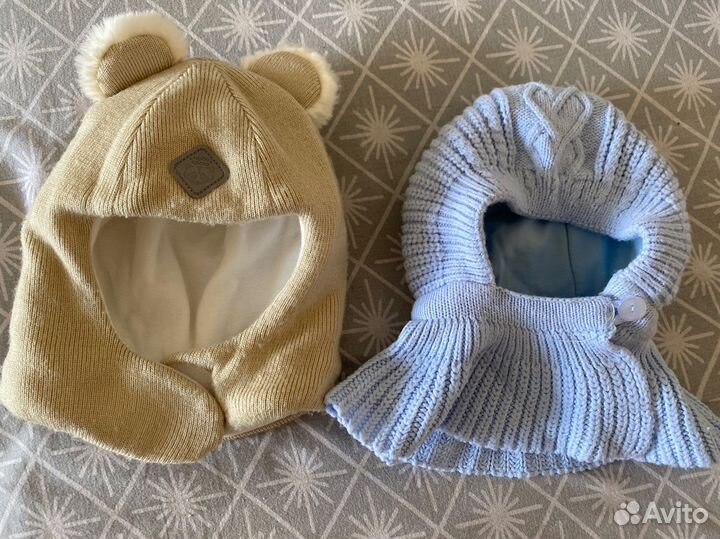 Шапка шлем для новорожденных