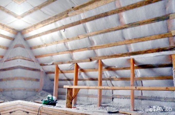 Утепление перекрытия