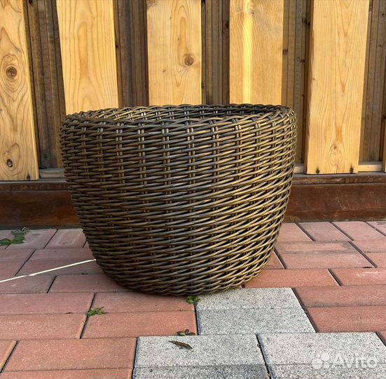 Кашпо из экоротанга