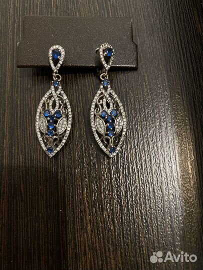 Серьги серебро