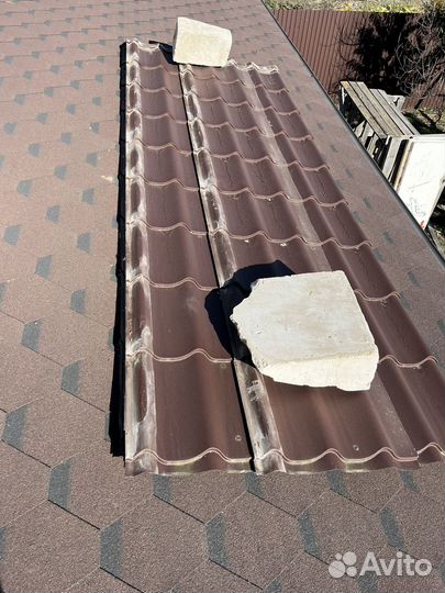 Металлочерепица бу