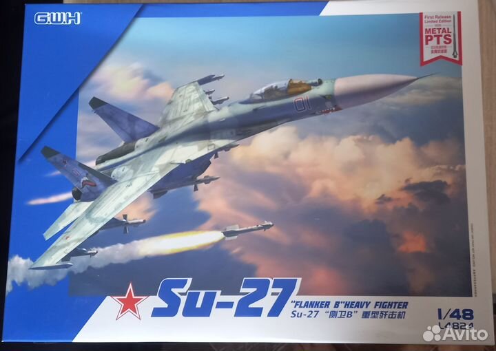 Су-27 в масштабе 1:48, модель от фирмы GWH