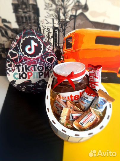 Подарок ребенку kinder сюрприз деревянный бокс