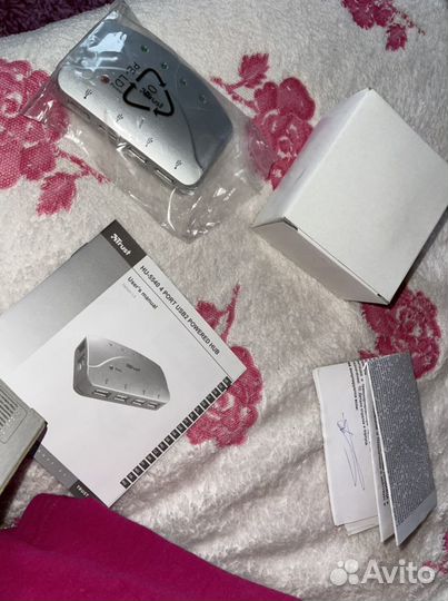 Переходник 4-портовый концентратор USB 2.0