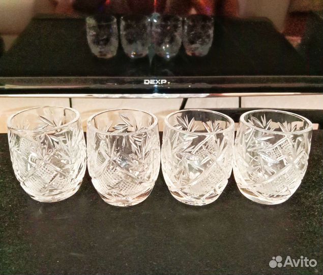 Стопки Гусь-Хрустальный 50 мл СССР высота 5см