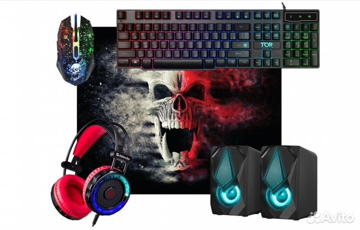Игровой набор Defender Tor MHP-127 мышь, клавиатур