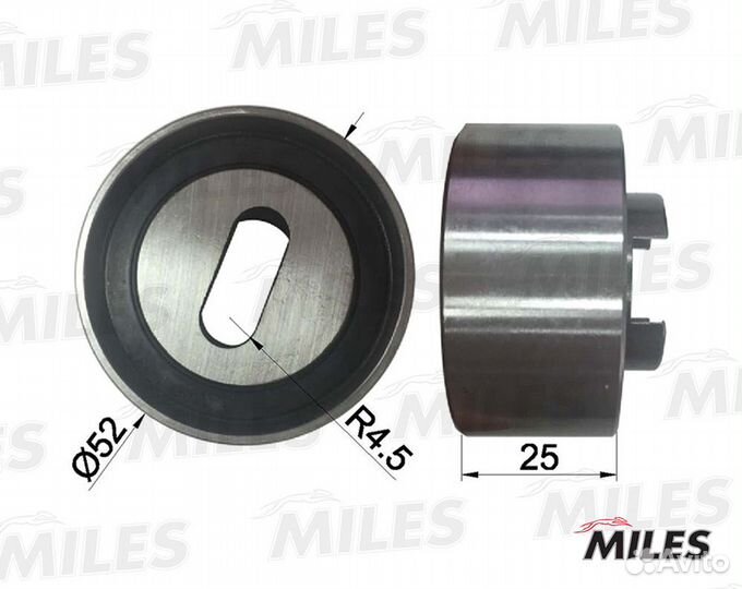 Ролик натяжителя miles AG02077 KIA sephia 95- /maz