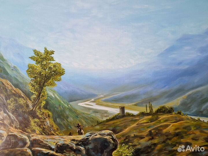 Картина маслом на холсте большая