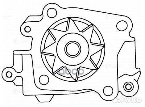Насос водяной для а/м Mitsubishi Carisma (95)