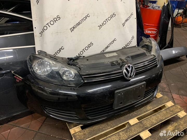 Ноускат Volkswagen Golf 6 галоген Гольф 6 чёрный