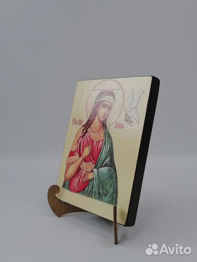 Великомученица Ирина Македонская, арт И202-4 / 9x12x1,8 см