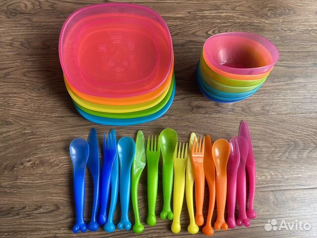 Набор детской посуды IKEA