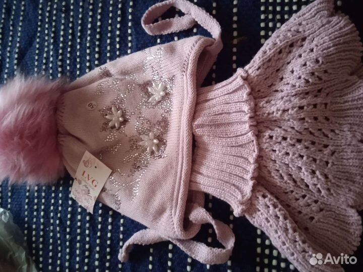 Комплект шапка и снуд