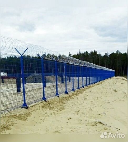 Сетка для забора 3d