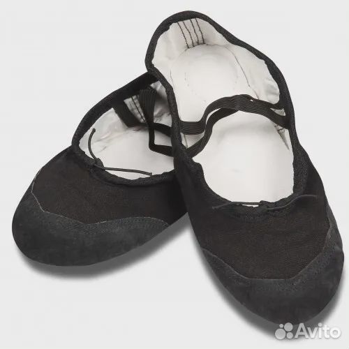 Чешки балетки для танцев черные
