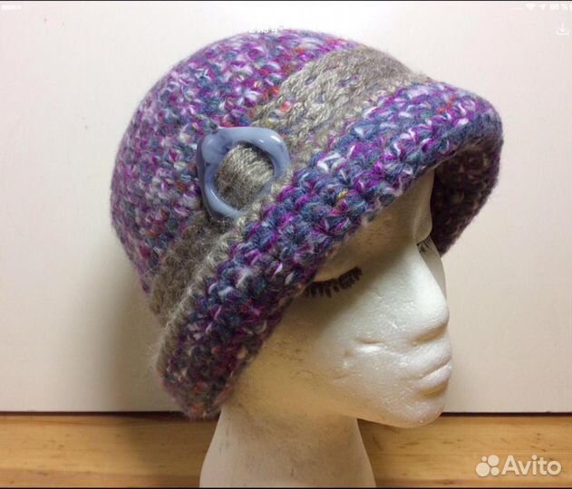 Авторская шляпа оригинальной расцветки,54-57арт187