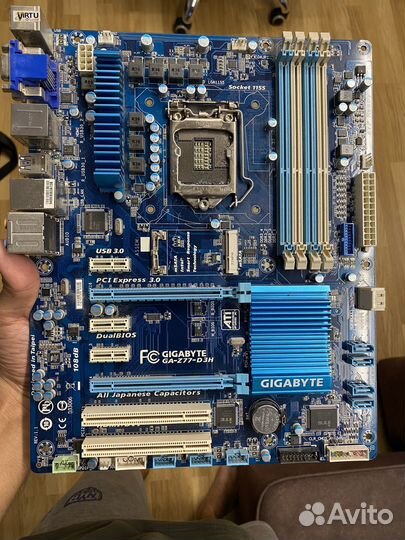 Материнская плата сокет 1155 GA-Z77-D3H