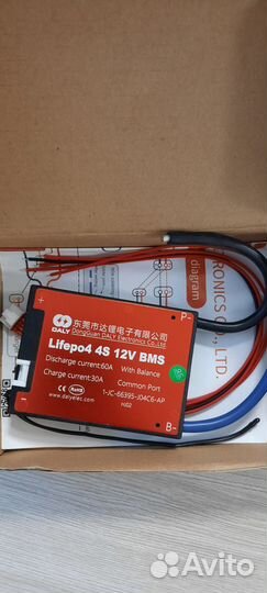 BMS daly, LifePO4, симметрия