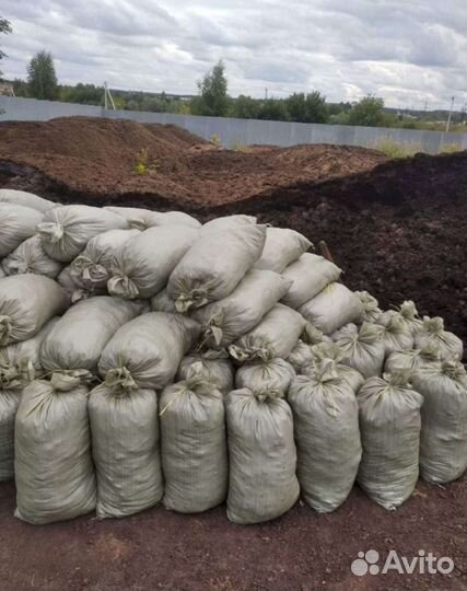 Навоз перегной в мешках