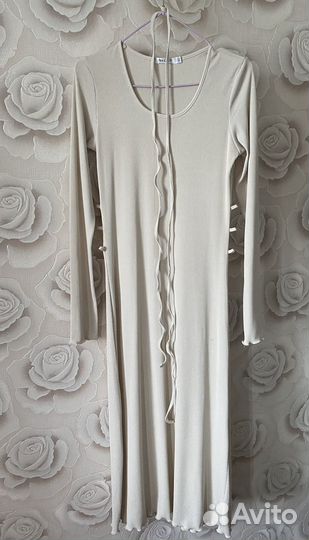 Платье на завязках женское