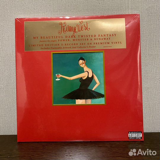 Винил Kanye West-My beautiful dark twisted fantasy