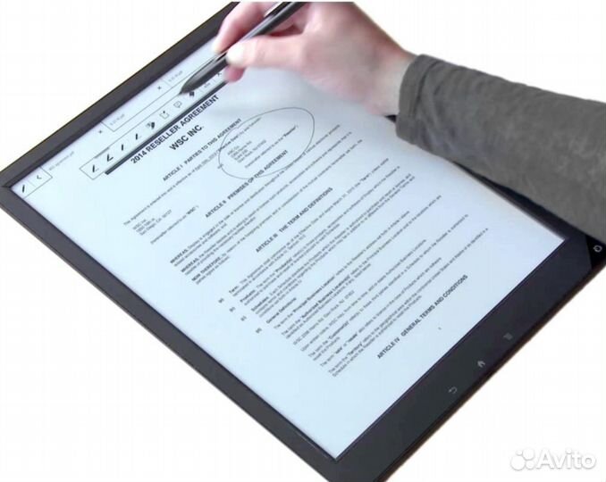 Уникальный ридер и записная книга А4 Sony DPT-S1