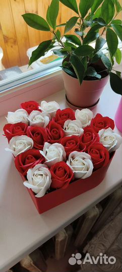 Букет цветы из мыла