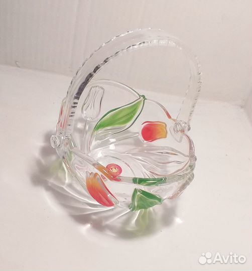 Ваза хрустальная