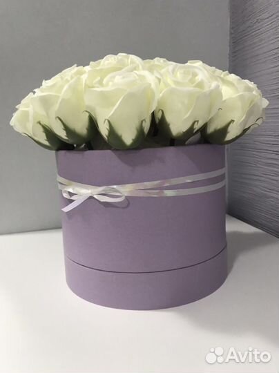 Букет из мыльных роз 25 шт