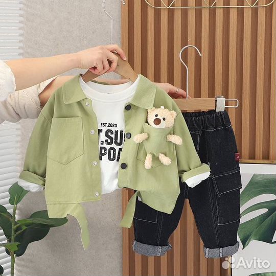 Детский костюм тройка 80-116