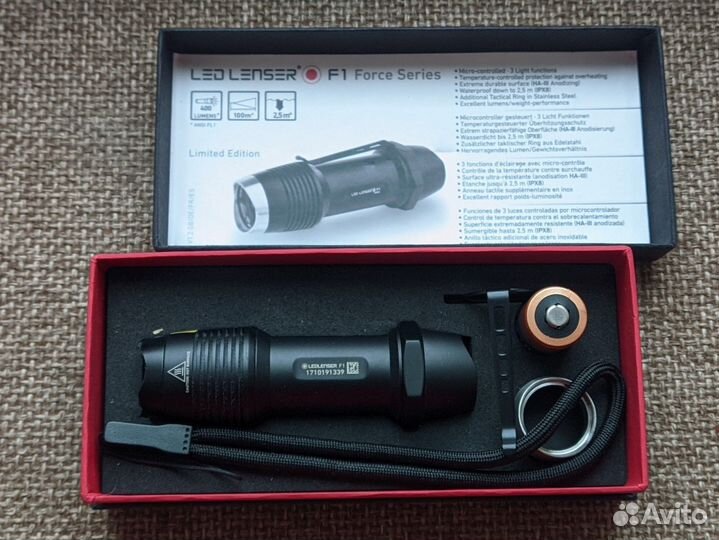 Фонарик LED Lenser f1