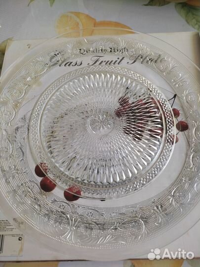 Хрустальная менажница