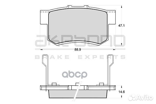 Колодки тормозные дисковые задние подходят для