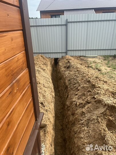 Копка траншей вручную