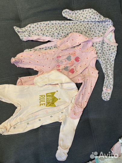 Комбинезоны штаны распашонки с 0-4 месяцев