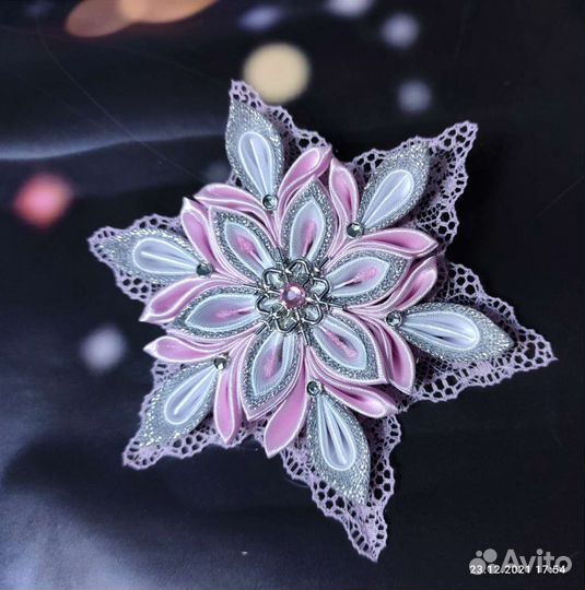 Снежинка на резинке