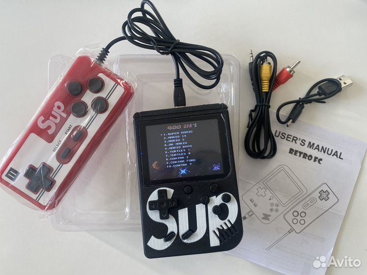 Игровая консоль SUP 400в1 2 джойстика